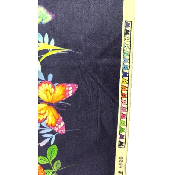 Butterfly Bliss Fabric By Elizabeth Isles For Studio 10 - 100% Cotton Print 44"x - Picture 6 of 10